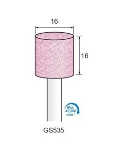 Grinding Stone PA #60 φ16×16×φ6.0