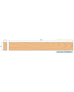 Lapping Wood Sticks Hard 8×19×150