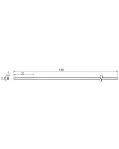 Diamond Files Hand Taper #270 1×2.5