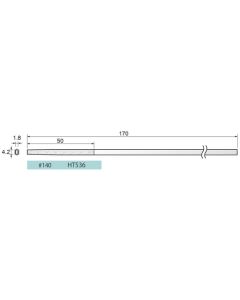 Diamond Files Hand Taper #140 1.8×4.2