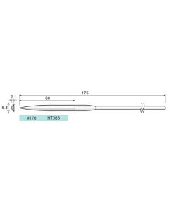 Diamond Files Half Round #170  2.1×6.8