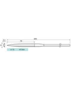 Diamond Files Half Round #170  2.4×8
