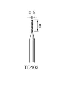 Carbide Twist Drill φ0.5×6×φ3.0