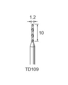 Carbide Twist Drill φ1.2×10×φ3.0