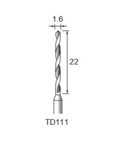 Carbide Twist Drill φ1.6×22×φ3.0