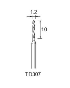 Steel Twist Drill φ1.2×8×φ2.34
