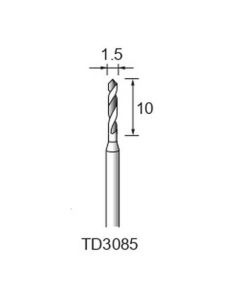 Steel Twist Drill φ1.5×8×φ2.34