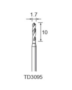 Steel Twist Drill φ1.7×8×φ2.34