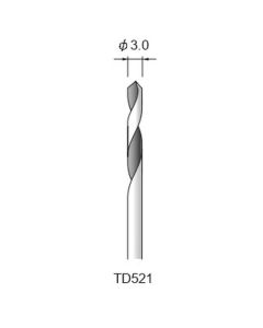 Carbide Magnum Drill φ3.0 Straight Shank