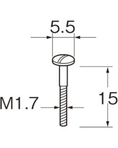 สกรู M1201/M1301 สำหรับเครื่องมือหนา