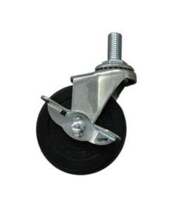 Caster Screw Fitting Type φ75 Rubber with Brake