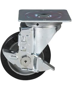 Free Caster φ100 Rubber M6 with Brake