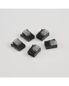 Output Connector (3 pins) 5pcs (body: black / cover: gray)