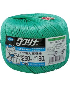 เชือกสำหรับบรรจุหีบห่อ, เชือกห่อลูกที่แข็งแรง, ประมาณ 250 ม., ประมาณ 180 ก., สีเขียว