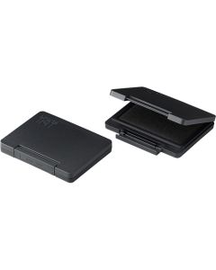 TAT INDELIBLE STAMP PAD Metal 67 x 106mm Black