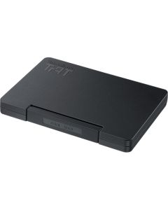 TAT INDELIBLE STAMP PAD Metal 87 x 143mm Black