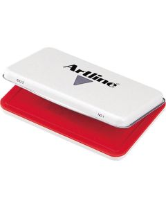 Artline STAMP PAD No.1 67 x 106mm Red