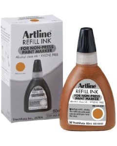 หมึกเติมสำหรับ Non-Press Paint Marker 437A 60ml Brown