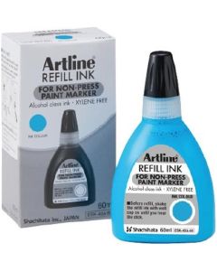 หมึกเติมสำหรับ Non-Press Paint Marker 437A 60ml Light Blue