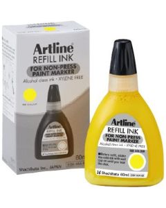 หมึกเติมสำหรับ Non-Press Paint Marker 437A 60ml Yellow