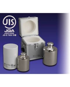 JIS ทำเครื่องหมายประเภทน้ำหนักอ้างอิงน้ำหนักทรงกระบอก (เหล็กกล้าไร้สนิมที่ไม่ใช่แม่เหล็ก) คลาส 5G M1