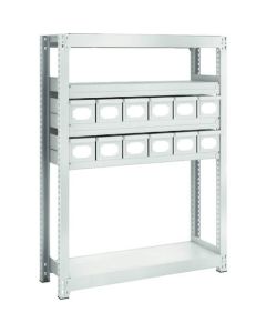 M2 type Medium/Light-Duty Shelving c/w Steel Drawer