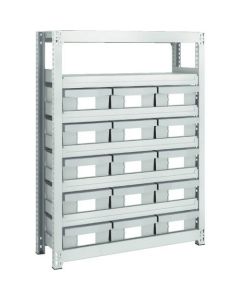 ชั้นวางน้ำหนักเบา/ปานกลางแบบ M2 H1200 เรซิ่น NG พร้อมลิ้นชักขนาดใหญ่ X15