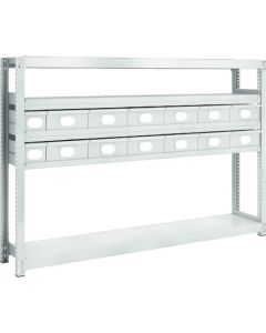 M2 type Medium/Light-Duty Shelving c/w Steel Drawer