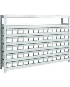 M2 type Medium/Light-Duty Shelving c/w Plastic Drawer