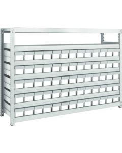 M2 type Medium/Light-Duty Shelving c/w Plastic Drawer