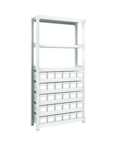 M2 type Medium/Light-Duty Shelving c/w Steel Drawer