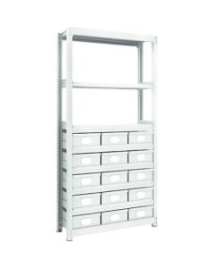 M2 type Medium/Light-Duty Shelving c/w Steel Drawer