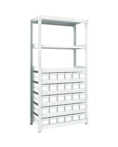 M2 type Medium/Light-Duty Shelving c/w Steel Drawer