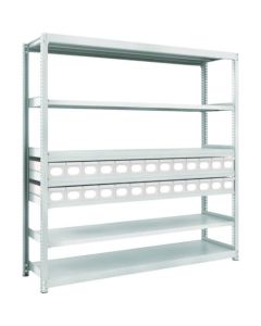 M2 type Medium/Light-Duty Shelving c/w Steel Drawer