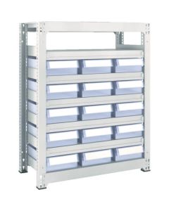 M3 type Medium-Duty Shelving c/w Plastic Drawer