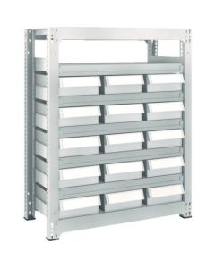 M3 type Medium-Duty Shelving c/w Plastic Drawer