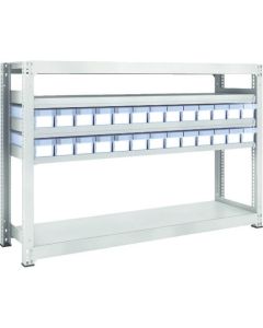 M3 type Medium-Duty Shelving c/w Plastic Drawer
