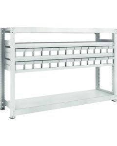 ชั้นวางน้ำหนักปานกลางแบบ M3 H1200 เรซิ่น NG พร้อมลิ้นชักขนาดเล็ก X26