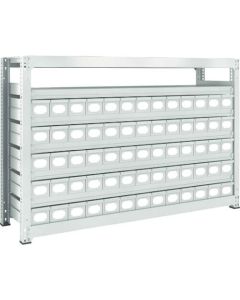 M3 type Medium-Duty Shelving c/w Steel Drawer