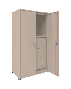 M3type Medium-Duty Boltless Closed Shelving(Weight Capacity:300kg per Shelf)