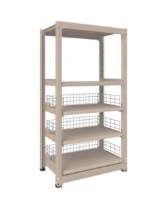 M3type Medium-Duty Boltless Closed Shelving(Weight Capacity:300kg per Shelf)
