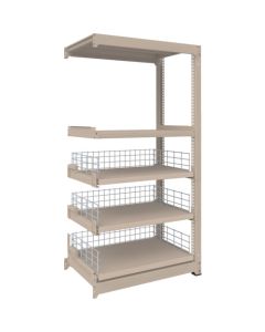 M3type Medium-Duty Boltless Closed Shelving(Weight Capacity:300kg per Shelf)