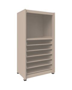 M3type Medium-Duty Boltless Closed Shelving(Weight Capacity:300kg per Shelf)  ชุดละ 1 ชุด