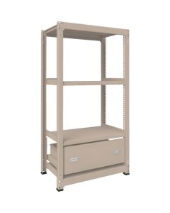 M3type Medium-Duty Boltless Closed Shelving(Weight Capacity:300kg per Shelf)