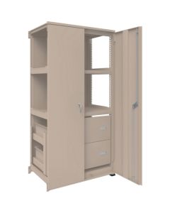 M3type Medium-Duty Boltless Closed Shelving(Weight Capacity:300kg per Shelf)