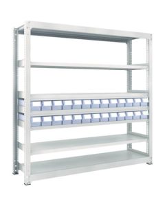 M3 type Medium-Duty Shelving c/w Plastic Drawer