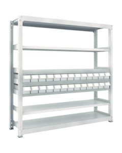 M3 type Medium-Duty Shelving c/w Plastic Drawer