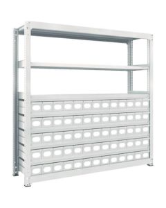 M3 type Medium-Duty Shelving c/w Steel Drawer