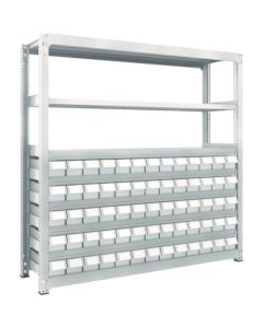 M3 type Medium-Duty Shelving c/w Plastic Drawer