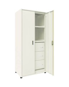 M3type Medium-Duty Boltless Closed Shelving(Weight Capacity:300kg per Shelf)